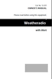 RADIOSHACK REALISTIC 12-251 WEATHERADIO WITH ALERT OWNER'S MANUAL 36 PAGES ENG
