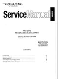 RADIOSHACK REALISTIC PRO-2042 PROGRAMMABLE SCANNER SERVICE MANUAL INC SCHEM DIAGS AND PARTS LIST 19 PAGES ENG