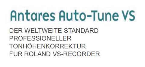 ROLAND ANTARES AUTO TUNE VS FUR ROLAND VS RECORDER BEDIENHANDBUCH TUTORIAL 33 SEITE DEUT