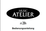 ROLAND AT-20S MUSIC ATELIER SERIES ELECTRONIC ORGAN BEDIENUNGSANLEITUNG MIT MOGLICHE FEHLERURSACHEN 122 SEITE DEUT