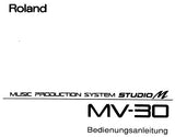 ROLAND MV-30 MUSIC PRODUCTION SYSTEM STUDIO M BEDIENUNGSANLEITUNG 252 SEITE DEUT