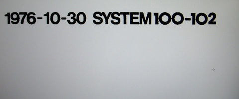 ROLAND SYSTEM 100 MODEL 102 EXPANDER SERVICE NOTES INC BLK DIAG SCHEMS PCBS AND PARTS LIST 39 PAGES ENG