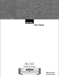 ROTEL RCC-1055 CD MULTIDISC CHANGER OWNER'S MANUAL 14 PAGES ENG