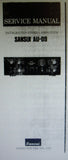 SANSUI AU-D9 INTEGRATED STEREO AMP SERVICE MANUAL INC BLK DIAG SCHEMS PCBS AND PARTS LIST 9 PAGES ENG