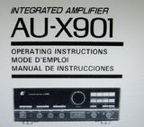 SANSUI AU-X901 INTEGRATED STEREO AMP MANUAL DE INSTRUCCIONES 10 PAGES ESP