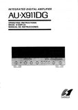 SANSUI AU-X911DG INTEGRATED DIGITAL STEREO AMP OPERATING INSTRUCTIONS INC CONN DIAGS 17 PAGES ENG