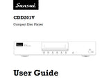SANSUI CDD201V CD PLAYER USER GUIDE INC TRSHOOT GUIDE 15 PAGES ENG