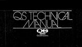 SANSUI QSD-1 PRO QS 4 CHANNEL SYNTHESIZER DECODER QS QUADRASONIC SYSTEM TECHNICAL MANUAL QSE-5B QS 4 CHANNEL PRO ENCODER FOR FM BROADCASTER SERVICE MANUAL 144 PAGES ENG