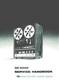 SANSUI SD-5000 AUTO REVERSE REEL TO REEL STEREO TAPE DECK SERVICE MANUAL INC TRSHOOT GUIDE BLK DIAG LEVEL DIAGS SCHEMS PCBS AND PARTS LIST 57 PAGES ENG