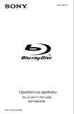 SONY BDP-S380 BDP-S383 BLU-RAY DISC DVD UREDAJ UPUTSTVO ZA UPOTREBU 28 PAGES SR