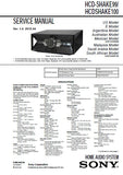 SONY HCD-SHAKE99 HCD-SHAKE100 HOME AUDIO SYSTEM SERVICE MANUAL INC BLK DIAGS PCBS SCHEM DIAGS AND PARTS LIST 112 PAGES ENG