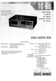 SONY TC-K5 STEREO CASSETTE TAPE DECK SERVICE MANUAL INC BLK DIAG PCBS SCHEM DIAG AND PARTS LIST 32 PAGES ENG