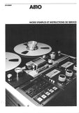 STUDER REVOX A810 PROFESSIONAL UNIVERSAL MAGNETOPHONE MODE D'EMPLOI ET INSTRUCTIONS DE SERVICE INC BLK DIAGS SCHEMS PCBS ET PARTS LIST 470  PAGES FRANC