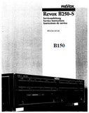 STUDER REVOX B150 B250-S AMPLIFIER SERVICE INSTRUCTIONS INC BLK DIAGS SCHEM DIAGS PCB'S AND PARTS LIST 126 PAGES ENG DEUT FRANC