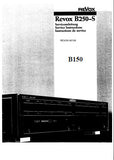 STUDER REVOX B150 B250-S STEREO AMPLIFIER SERVICE INSTRUCTIONS INC BLK DIAGS SCHEM DIAGS PCB'S AND PARTS LIST 126 PAGES ENG DEUT FRANC