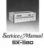 PIONEER SX-580 AM FM STEREO RECEIVER SERVICE MANUAL INC BLK DIAG PCBS SCHEM DIAGS AND PARTS LIST 33 PAGES ENG