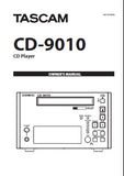 TASCAM CD-9010 CD PLAYER OWNER'S MANUAL INC TRSHOOT GUIDE 40 PAGES ENG