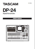 TASCAM DP-24 DIGITAL PORTASTUDIO OWNER'S MANUAL INC CONN DIAGS BLK DIAG AND TRSHOOT GUIDE 108 PAGES ENG