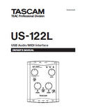 TASCAM US-122L USB AUDIO MIDI INTERFACE OWNER'S MANUAL INC CONN DIAGS AND TRSHOOT GUIDE 28 PAGES ENG