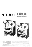 TEAC A-7300 A-7300 2T TAPE RECORDER SERVICE MANUAL INC PCBS SCHEM DIAGS AND PARTS LIST 48 PAGES ENG