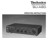 TECHNICS SU-A60 DIGITAL CONTROL AMPLIFIER OPERATING INSTRUCTIONS 12 PAGES ENG