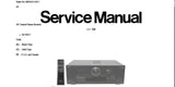 TECHNICS SA-DA15 AV CONTROL STEREO RECEIVER SERVICE MANUAL INC BLK DIAGS SCHEM DIAGS WIRING CONN DIAG PCB'S AND PARTS LIST 106 PAGES ENG