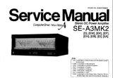 TECHNICS SE-A3MK2  COMPUTER DRIVE NEW CLASS A STEREO DC POWER AMPLIFIER SERVICE MANUAL INC BLK DIAGS WIRING DIAG SCHEM DIAG PCB'S AND PARTS LIST 26 PAGES ENG