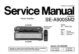 TECHNICS SE-A900SM2 STEREO POWER AMPLIFIER SERVICE MANUAL INC BLK DIAG CONN DIAGS WIRING DIAG SCHEM DIAGS PCB'S AND PARTS LIST 31 PAGES ENG