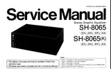 TECHNICS SH-8065 SH-8065 (K) STEREO GRAPHIC EQUALIZER SERVICE MANUAL INC SCHEM DIAG PCB'S BLK DIAG AND PARTS LIST 17 PAGES ENG