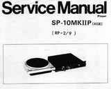 TECHNICS SP-10MKIIP PLAYER SERVICE MANUAL INC BLK DIAG SCHEM DIAGS PCBS AND PARTS LIST 30 PAGES ENG