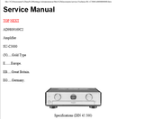 TECHNICS SU-S3000 AMP SERVICE MANUAL INC PCBS SCHEM DIAG AND PARTS LIST 34 PAGES ENG