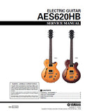 YAMAHA AES620HB ELECTRIC GUITAR SERVICE MANUAL INC CIRC DIAG WIRING DIAG AND PARTS LIST 4 PAGES ENG