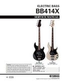 YAMAHA BB414X ELECTRIC BASS GUITAR SERVICE MANUAL INC CIRC DIAG WIRING DIAG AND PARTS LIST 5 PAGES ENG