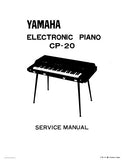 YAMAHA CP-20 ELECTRONIC PIANO SERVICE MANUAL INC BLK DIAG PCBS SCHEM DIAGS AND PARTS LIST 34 PAGES ENG