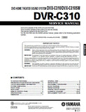 YAMAHA DVR-C310 DVX-C310 DVX-C310SW DVD HOME THEATER SOUND SYSTEM SERVICE MANUAL INC BLK DIAG PCBS SCHEM DIAG AND PARTS LIST 23 PAGES ENG