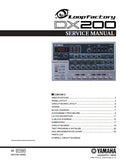 YAMAHA DX200 LOOP FACTORY SERVICE MANUAL INC BLK DIAG PCBS SCHEM DIAGS AND PARTS LIST 49 PAGES ENG