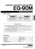 YAMAHA EQ-90M STEREO GRAPHIC EQUALIZER SERVICE MANUAL INC BLK DIAG PCBS SCHEM DIAG AND PARTS LIST 22 PAGES ENG