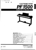YAMAHA PF1500 ELECTRONIC PIANO SERVICE MANUAL INC BLK DIAG PCBS SCHEM DIAGS AND PARTS LIST 31 PAGES ENG