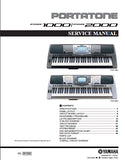 YAMAHA PSR-1000 PSR-2000 PORTATONE KEYBOARD SERVICE MANUAL INC BLK DIAGS PCBS SCHEM DIAGS AND PARTS LIST 106 PAGES ENG