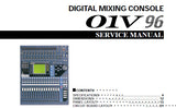YAMAHA 01V96 DIGITAL MIXING CONSOLE SERVICE MANUAL INC BLK DIAGS SCHEM DIAGS AND PARTS LIST 227 PAGES ENG