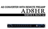 YAMAHA AD8HR AD CONVERTER WITH REMOTE PREAMPLIFIER SERVICE MANUAL INC PCB'S BLK DIAG SCHEM DIAGS AND PARTS LIST 107 PAGES ENG JP