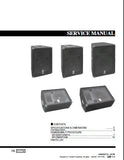 YAMAHA BR-10 BR-12 BR-15 BR-12M BR-15M SPEAKER SYSTEM SERVICE MANUAL INC PARTS LIST 18 PAGES ENG