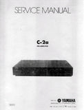 YAMAHA C-2a STEREO PRE-AMPLIFIER SERVICE MANUAL INC BLK DIAG PCBS LEVEL DIAG PCBS AND SCHEM DIAGS 18 PAGES ENG