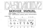 YAMAHA CA-410II CA-510 CA-V2 STEREO AMPLIFIER SERVICE MANUAL INC BLK DIAG LEVEL DIAG PCBS SCHEM DIAGS AND PARTS LIST 23 PAGES ENG