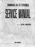 YAMAHA CA-800 STEREO INTEGRATED AMPLIFIER SERVICE MANUAL INC PCBS BLK DIAG SCHEM DIAGS AND PARTS LIST 27 PAGES ENG