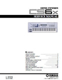 YAMAHA CS6x CONTROL SYNTHESIZER SERVICE MANUAL INC BLK DIAG WIRING DIAG PCBS CIRC DIAGS AND PARTS LIST 63 PAGES ENG