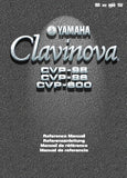 YAMAHA CVP-600 CVP-98 CVP-96 CLAVINOVA REFERENCE MANUAL INC PCBS TRSHOOT GUIDE/FEHLERSUCHE/ DE PISTAGE DES PANNES/LOCALIZACION Y REPARACION 75 PAGES ENG DEUT FRANC ESP