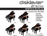 YAMAHA DISKLAVIER E3 SERIES DC1E3 DGC1E3 DGB1KE3 DC2E3 DGC2E3 DISKLAVIER DISC CONTROLLED PIANO SERVICE MANUAL INC PCBS TRSHOOT GUIDE BLK DIAG CIRC DIAGS AND PARTS LIST 177 PAGES ENG