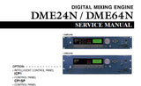YAMAHA DME64N DME24N DIGITAL MIXING ENGINE SERVICE MANUAL INC PCBS BLK DIAGS LEVEL DIAG CIRC DIAGS AND PARTS LIST 289 PAGES ENG