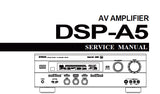 YAMAHA DSP-A5 AV AMPLIFIER SERVICE MANUAL INC BLK DIAG PCBS SCHEM DIAGS AND PARTS LIST 62 PAGES ENG